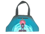 Yoga Pilates Shoulder Hexagon Bag Mat Carrier Chakra Meditation Turquoise