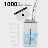 LED Cube Air Humidifier Aroma Diffuser Essential Oil Ultrasonic Purifier - White