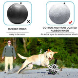 Dog Ball Interactive Soccer Toy Pet Football with Grab Tabs Tug Water Outdoor
