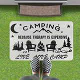 Camping Printed RV Mat Camper Doormat Love Camp Caravan Kitchen Room 50x78cm