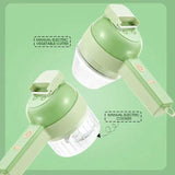 4 In 1 Handheld Electric Vegetable Cutter Multifunction Vegetable Fruit Slicer
