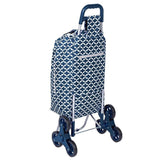 Shopping Grocery Trolley Sachi Summit Stair Climber 45L w/ Wheels Moroccan Navy