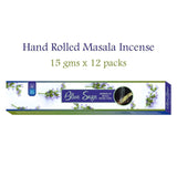 Blue Sage Soul Incense Sticks Handrolled Masala  Natural Fragance 12 Packets