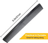 Carbon Fiber Cutting Comb Professional 8.3” Hair Dressing Comb Pack with 3PK