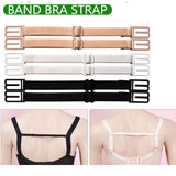 3x Lady Nonslip Elastic Adjustable Band Bra Strap Holder Strap Racer Back Clip