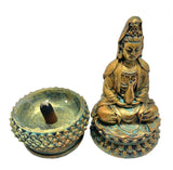 Kwan Yin Cone Incense Burner