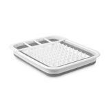 Madesmart Collapsible Dish Rack - White/Grey