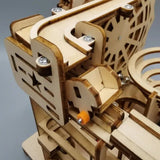 Roller Coaster Technology-driven Handmade DIY Wooden Gifts 3D Toys Experiment