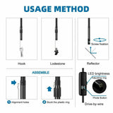 Waterproof HD Endoscope USB Type-C Borescope Inspection Snake Camera Android 2M