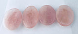 4PC Stones Heiki Master Symbols Set Rose Quartz With 1 Pouch Bag