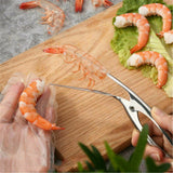 New Prawn Peeler Creat Peel Kitchen Tool Stainless Steel Shrimp Deveiner Device