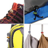 50x Hole Stopper Cord Lock Bean Toggle Clip Apparel Shoelace Cord Lanyard 5mm