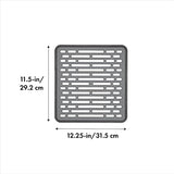 Oxo Silicone Sink Mat Small 32.4x29.2cm Grey