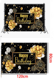 Happy Birthday Backdrop Banner Background Cloth Photo Props Party Decoration A