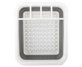 Madesmart Collapsible Dish Rack - White/Grey