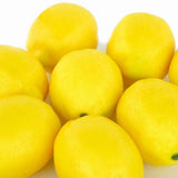 10pcs Fake Fruit Lifelike Lemons Simulation Yellow Lemon Artificial Fruit Decorations for Still Life Paintings Home House Kitchen Party Decoration