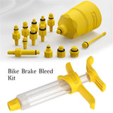 Bike Bleeder Hydraulic Disc Brake Kit Metal Joint Funnel Adapter Repair Tool