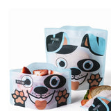 4pc Reusable Snacks Food & Sandwich BagsRussbe Kids School BPA Free  White - Dog