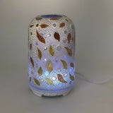 Gold Leaf  Glass Mosaic Electric Essential Oil Diffuser Small