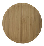 Bamboo Lazy Susan Natural Dining Kitchen Tableware Cheeseboard Gift Home 33cm