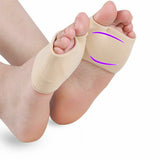 1 Pair Metatarsal Sleeve Gel Pads Ball Of Foot Cushions Metatarsalgia Sore Large