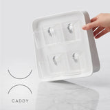 YouCopia TeaStand 80 Tea Bag Organizer with Clear Removable Bins Cabinet Pantry