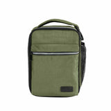 1x Insulated Lunch Snack Tote Bag Thermal Cooler Carry School - Olive