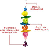 10pcs Parrot Hanging Swing Bird Toy Harness Cage Ladder Parakeet