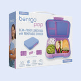 Lunch Box Bentgo Pop with Removable 3/4 Divider Leak-Proof - Periwinkle Pink