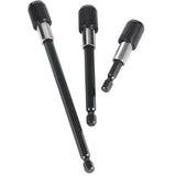 3x Screwdriver Extension Kit Quick Release 1/4 Hex Shank Holder Drill Bit Set