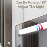 Magnetic LED Reading Desk Lamp Table Stepless Dimming Hanging Night Light