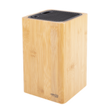 Appetito Square Universal Knife Block Holder Kitchen Tools - Bamboo