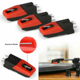 2x Turntable Diamond Stylus Needle for LP Record Player Phono Ceramic Cartridge