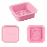 24x Silicone Soap Mould Set For DIY Handmade Soap Making Square Shape Molds AU