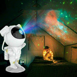 1x Astronaut LED Projector Light USB Starry Bedside Table Lamp 8 Colors W/ Remote Control