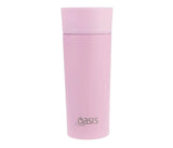 Insulated Coffee Mug Cup Travel Thermal Stainless Steel Flask Oasis -360ml Pink