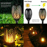 4PK LED Solar Garden Landscape Lamp