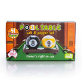 Billiard Pool Balls Table Salt and Pepper Shakers Set
