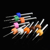10 PCS Carbide Micro Mini Drill Bit Tungsten Steel Rotary Tools 0.1-1.0MM Set