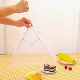 4pcs White Pop-Up Mesh Screen Food Cover 40cm