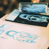 Hard Rubber Roller Printing Inks Lino Brayer Art Craft Roller Heavy Duty 10cm