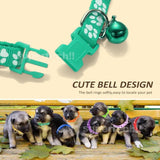 Cat Collar Pet 14 Colours Whelping ID Dog Puppy Kitten Adjustable Harness Bell