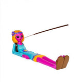 Alien Hippie Girl Incense Burner Stick Holder Burner Decor