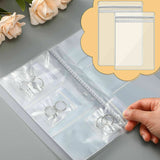 Transparent Jewelry Small Storage Book And Reclosable Zip-lock Bags Plastic Gift