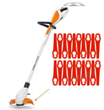 20 PCS Grass Trimmer Blades ozito Plastic for Crop Garden Weed Lawn BOSH KULLER