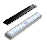 LED Motion Sensor PIR Cordless Night Light Closet Stair Battery Powered White