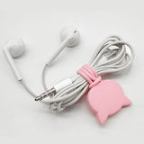 5pcs Holder Cable Ties Winder Earphone Cord Organiser Cable Clip Headphone Clip