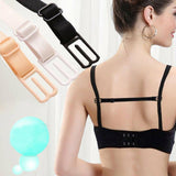 3x Lady Nonslip Elastic Adjustable Band Bra Strap Holder Strap Racer Back Clip