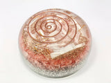 Strawberry Quartz Aluminium Orgonite Tower Buster EMF Protection Crystal New