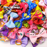 20pcs Pet Small Dog Hair Bows Rubber Bands Puppy Cat Grooming Accessory Set